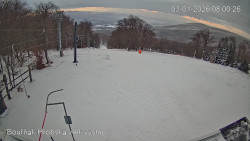 Vrchol Bouřňák, pohled na jih