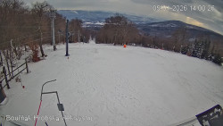 Vrchol Bouřňák, pohled na jih