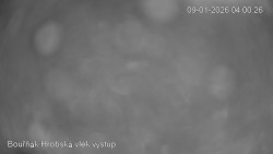 Vrchol Bouřňák, pohled na jih