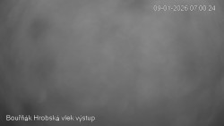 Vrchol Bouřňák, pohled na jih