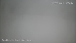 Vrchol Bouřňák, pohled na jih