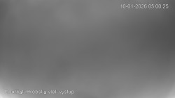 Vrchol Bouřňák, pohled na jih