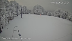 Vrchol Bouřňák, pohled na jih