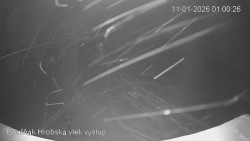 Vrchol Bouřňák, pohled na jih