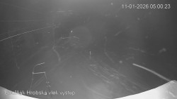 Vrchol Bouřňák, pohled na jih