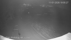 Vrchol Bouřňák, pohled na jih