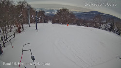 Vrchol Bouřňák, pohled na jih