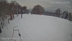 Vrchol Bouřňák, pohled na jih