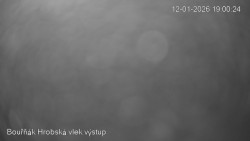 Vrchol Bouřňák, pohled na jih