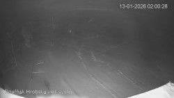 Vrchol Bouřňák, pohled na jih