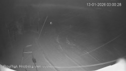 Vrchol Bouřňák, pohled na jih