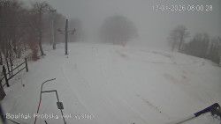 Vrchol Bouřňák, pohled na jih