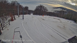 Vrchol Bouřňák, pohled na jih