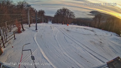 Vrchol Bouřňák, pohled na jih