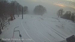 Vrchol Bouřňák, pohled na jih