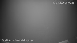 Vrchol Bouřňák, pohled na jih