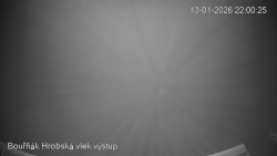 Vrchol Bouřňák, pohled na jih