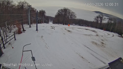 Vrchol Bouřňák, pohled na jih