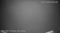 Vrchol Bouřňák, pohled na jih