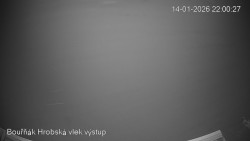 Vrchol Bouřňák, pohled na jih