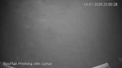 Vrchol Bouřňák, pohled na jih