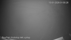 Vrchol Bouřňák, pohled na jih