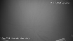 Vrchol Bouřňák, pohled na jih