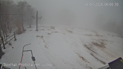 Vrchol Bouřňák, pohled na jih