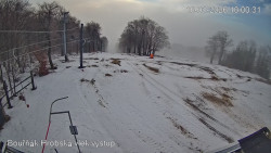 Vrchol Bouřňák, pohled na jih