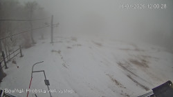 Vrchol Bouřňák, pohled na jih