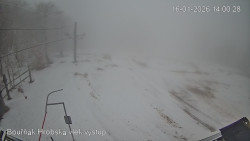 Vrchol Bouřňák, pohled na jih