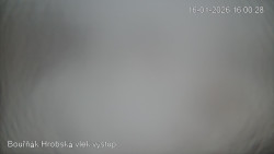 Vrchol Bouřňák, pohled na jih