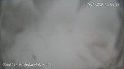 Vrchol Bouřňák, pohled na jih