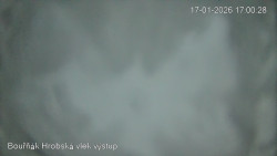 Vrchol Bouřňák, pohled na jih