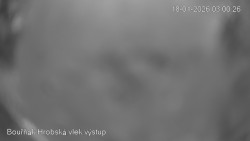 Vrchol Bouřňák, pohled na jih