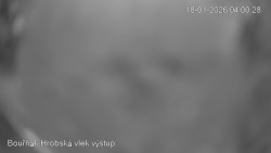 Vrchol Bouřňák, pohled na jih