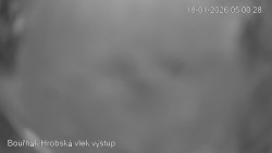 Vrchol Bouřňák, pohled na jih