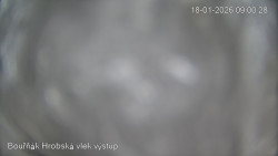 Vrchol Bouřňák, pohled na jih