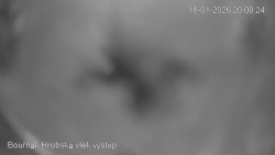 Vrchol Bouřňák, pohled na jih