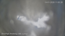 Vrchol Bouřňák, pohled na jih