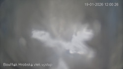 Vrchol Bouřňák, pohled na jih