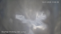 Vrchol Bouřňák, pohled na jih