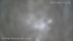 Vrchol Bouřňák, pohled na jih