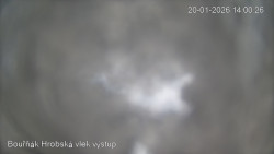 Vrchol Bouřňák, pohled na jih