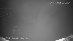 Vrchol Bouřňák, pohled na jih