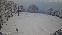 Vrchol Bouřňák, pohled na jih