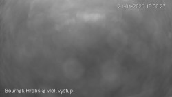 Vrchol Bouřňák, pohled na jih