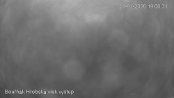 Vrchol Bouřňák, pohled na jih