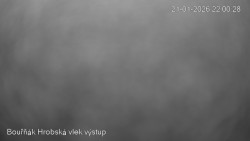 Vrchol Bouřňák, pohled na jih