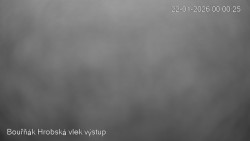 Vrchol Bouřňák, pohled na jih